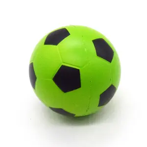 Logotipo personalizado 6.3Cm Pu Foam Antistress Round Shaped Relief Release Football Anti Stress Ball para todos