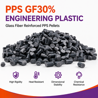 Granulés de plastique technique PPS 30%GF30 à haute dureté et rigidité, qualité moulage par injection, pour applications automobiles et de gestion de l'eau, directement de l'usine