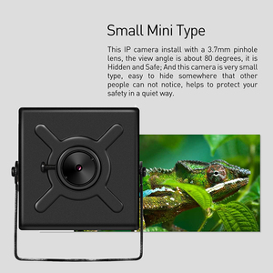 5MP data 5MP Mini PoE IP kamera 3.7mm iğne deliği Lens kapalı ağ güvenlik kamerası (I706-2-P-TS) - Product Image 3