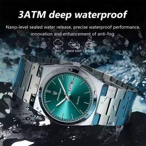 Reloj <span class=keywords><strong>de</strong></span> Cuarzo POEDAGAR P930 <span class=keywords><strong>de</strong></span> <span class=keywords><strong>Lujo</strong></span> para <span class=keywords><strong>Hombre</strong></span>, Ultrafino, <span class=keywords><strong>de</strong></span> Aleación, con Diseño Moderno, Analógico, Resistente al Agua, Nuevo, en Transmisión en Vivo - Product Image 3
