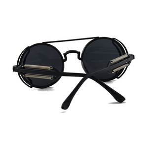 <b>Steampunk</b> Sunglasses Men Women Fashion Round Glasses Brand Designer Vintage Glasses High Quality Oculos De Sol - Product Image 4