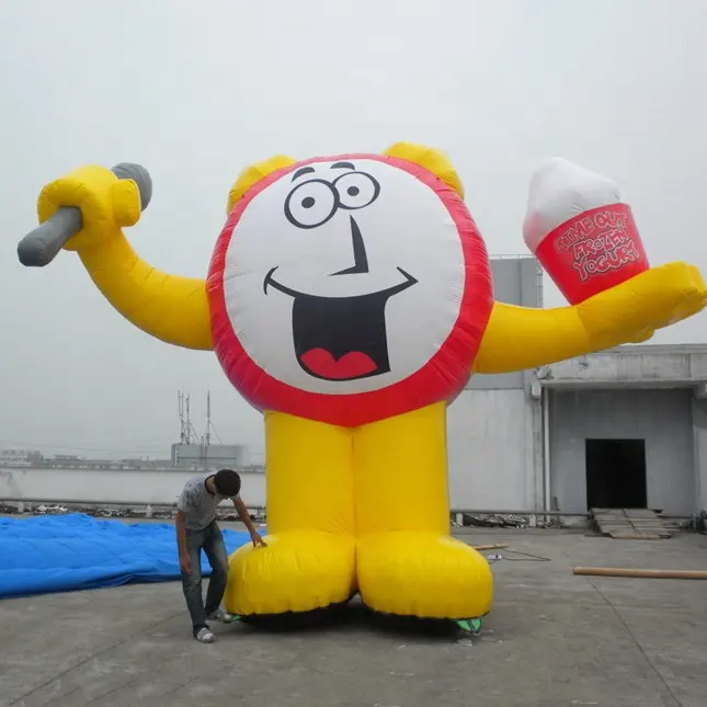 Giá rẻ tent chặp inflatables đáng yêu inflatable phim hoạt hình mô hình bóng