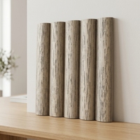 Panneau acoustique en bois flexible sur mesure, panneaux muraux en bois flexible avec feutre PET pour la décoration murale intérieure moderne