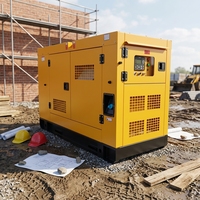 Groupe électrogène diesel 30 kW triphasé refroidi par eau 50/60 Hz avec ATS 30 kVA 50 kVA 80 kVA, groupe électrogène silencieux pour usage industriel
