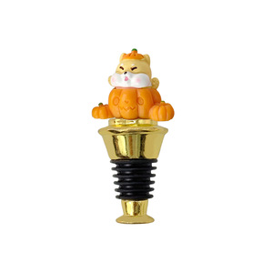 Halloween Pumpkin Wine Bottle Stopper Cork Sealing Creative Universal Stoppers For Wine Champagne - Product Image 2