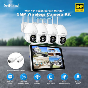 5MP sans fil dôme <span class=keywords><strong>IP</strong></span> CCTV caméra Kit garde visionneuse App sécurité 5MP NVR étanche système de sécurité intérieur/extérieur - Product Image 2