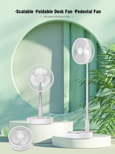 <span class=keywords><strong>ADYSS</strong></span> P9 Summer Wind 3 Pales Mini Ventilateur Rechargeable ABS Télescopique 3D Multifonctionnel Numérique À Piles Usine Directe - Product Image 2
