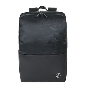 Sac à dos intelligent RFID imperméable en polyester Oxford avec fermeture éclair géométrique, logo personnalisé, antivol, 14 pouces - Product Image 3