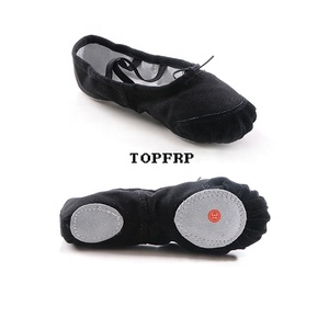 Chaussures de danse confortables noires pour la pratique du ballet - Product Image 2