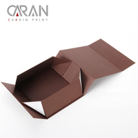 Boîte pliable de qualité supérieure avec poignée, boîtes magnétiques pliables, emballage de luxe, boîte d'emballage pliable, emballage en papier rigide recyclé