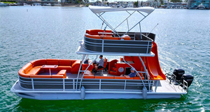 Trung Quốc 30 chân đôi Decker phao thuyền với động cơ Trailer hai tầng nhôm hull trượt cho câu cá phía ngoài động cơ bao gồm - Product Image 3