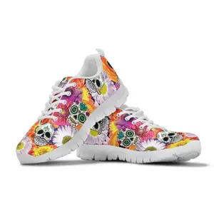 Làm cho Thiết Kế Đặc Biệt Flowers In Sneakers 2020 Phúc Kiến Giày Dép Nam Giày Thể Thao Màu Trắng Sản Xuất Máy