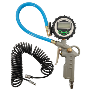 Gonfleur de pneus numérique portable et manomètre - Testeur précis pour pneus de voiture, moto, vélo - Product Image 6