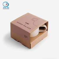 Boîtes en verre personnalisées en carton ondulé pour l'expédition de tasses, boîtes de présentation avec fenêtre ouverte, boîtes à gobelets, emballage cadeau pour articles de boisson