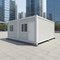 Casa Contenedor Modular de Acero Prefabricada de Lujo, Desmontable, para Camping, Apartamentos y Hoteles, 20 pies/40 pies
