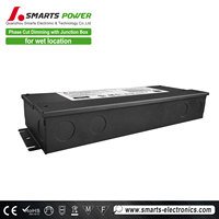 Conducteur LED 120V 277V 24V 12V TRIAC Dimmable Transformateur magnétique LED Gradateur UL Classe 2 avec boîte de jonction métallique