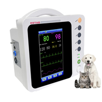 Moniteur de chirurgie vétérinaire avancé avec option ETCO2, moniteur patient vétérinaire anti-interférence pour salle d'opération