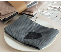 Serviette de sublimation de grande taille à séchage rapide gaufre d'hôtel serviette de nettoyage gaufre napperon chiffon de nettoyage