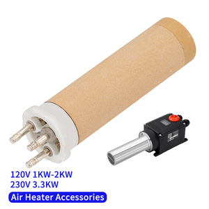 Élément chauffant électrique en céramique résistant à la chaleur, tube long en spirale pour système de chauffage industriel, composant électrique - Product Image 1