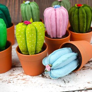 Coussin à épingles en forme de pot, accessoires de couture, décoration mignonne pour bureaux de couture, <span class=keywords><strong>cadeau</strong></span> idéal pour les quilters, les couturières, les artisans d'appliqué et de patchwork - Product Image 5