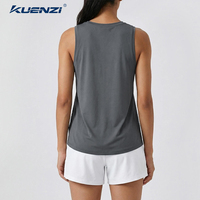 Camiseta sin Mangas Kuenzi Personalizada con Logotipo, 100% Algodón, 230GSM, Cuello Redondo, Talla Grande para Mujer