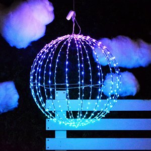 New Arrival LED Pendent Copper Wire <strong>Lantern</strong> Ball Globe Light for Outdoor <strong>Christmas</strong> Tree <strong>Hanging</strong> Lamp Holiday Decoration - Product Image 1