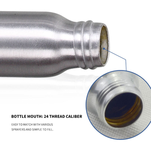 30ml-200ml Aluminum Screw Bottle for Toner, Hand Soap, Shampoo, Perfume – <b>Travel</b> Refillable <b>Container</b> - Product Image 3