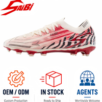 Chaussures de football à crampons AG FG en TPU personnalisées, directement de l'usine, en textile PU résistant à l'usure, crampons d'entraînement, vente en gros en vrac
