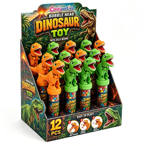 BESTAR - Juguete de Dinosaurio de Plástico Personalizado para Niños, Bola de Caramelo con Diseño de Dinosaurio, Caramelo Duro de Sabor Dulce y Colorido, HALAL, Venta al por Mayor - Product Image 3
