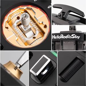 جهاز تحكم لاسلكي للطائرات بدون طيار HelloRadio V14 مع إمكانية تخصيص التصميم الخارجي - خيارات ألوان متعددة لهواة الطائرات بدون طيار - Product Image 5