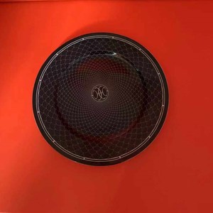 Gris negro raya lujo hogar decoraciones hueso China comedor juegos Hecoo platos - Product Image 6