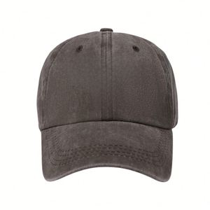 Gorra de Béisbol Vintage de 6 Paneles, 100% Algodón, sin Estructura, Personalizada al por Mayor, con Logotipo Bordado, Estilo Deportivo y a la Moda, Lavada - Product Image 4