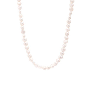 Kalung mutiara air tawar gaya Perancis misterius rantai klavikula manik-manik tangan mewah perhiasan wanita grosir - Product Image 3