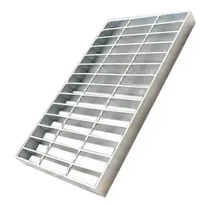 Factory price building construction material hot dipped galvanized Metal steel grating Walkway Platform Stair Treads Trench