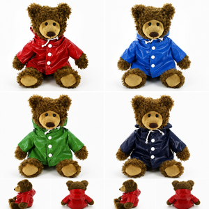 Orsacchiotto di Peluche Personalizzato 10 Pollici <span class=keywords><strong>con</strong></span> Impermeabile e Logo Personalizzato, Antistress, Regalo Mascotte Scolastica all'Ingrosso - Product Image 2