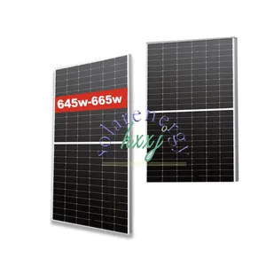 Langle EU Stock vendita calda pannello solare PV moduli 500W pieno nero Mono pannello solare celle 540W 550W con buon prezzo sistemi solari