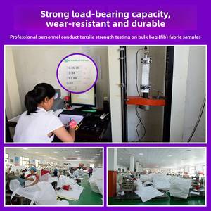 רצועות הרמת משטחים רכים חציית חיזוק חיזוק הניתן למחזור 1-2 טון טיפול בשקיות מטען פלסטיק מלגזה שקיות 5:1 בטיחות - Product Image 3