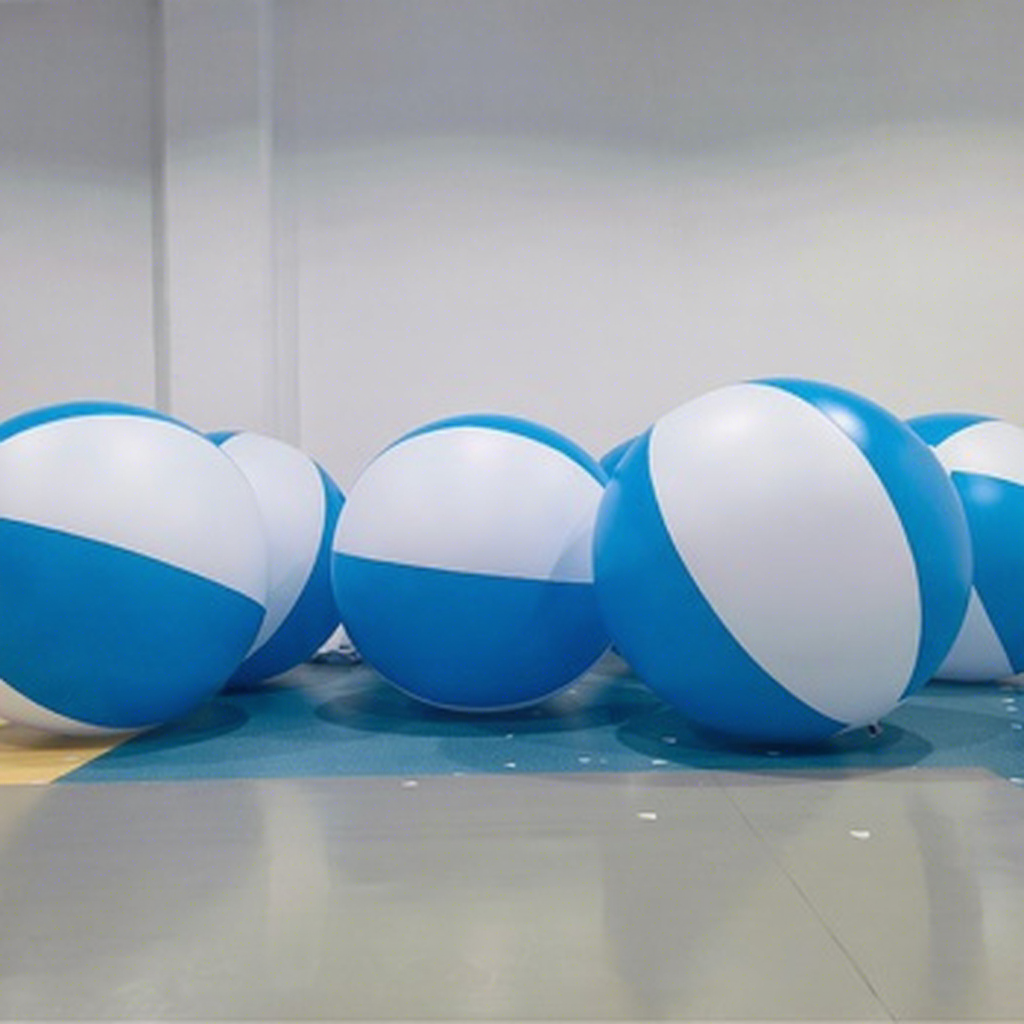 Lot De 2 Ballons De Plage Gonflables 40 Cm – Rayures Colorées – PVC Résistant