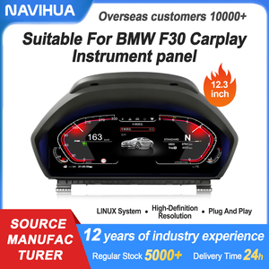 Pantalla LCD Digital Eléctrica Navihua para BMW Serie 3 4 F30 F31 2013-2017 con Carplay, Indicador de Tablero Automático - Product Image 4