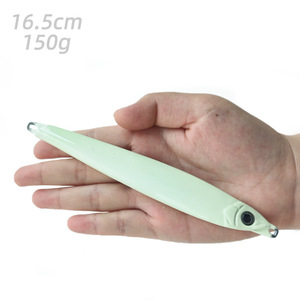 Señuelo de Pesca Jigging de 166 mm y 150 g con Recubrimiento UV, Simulación Láser 3D para Pesca en Agua Salada, Señuelo Duro Biomimético para Pesca de Fondo - Product Image 3