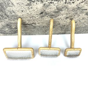 <b>Pet</b> Combs Wooden Hair Removal <b>Brush</b> For Dog Grooming Detangling Pin Comb <b>Pet</b> Grooming Supplies - Product Image 3