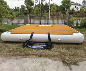 Thả khâu PVC bơi nước phao <span class=keywords><strong>Inflatable</strong></span> nổi <span class=keywords><strong>Dock</strong></span> nền tảng cho máy bay phản lực trượt tuyết du thuyền đảo - Product Image 3
