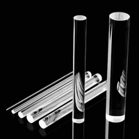 Tige de guidage lumineux en verre de quartz optique de haute précision, haute pureté, pour usage semi-conducteur et photovoltaïque industriel