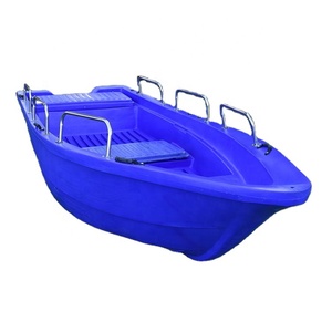 Double Deck 10 Persons 4.3 Meter Large Hard Plastic Rescue Boat for Fishing
