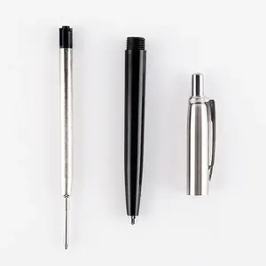 Classic Torpedo Shape Stainless Steel Click Metal Ballpoint <b>Pen</b> Multi Color Split Barrel <b>Retractable</b> Advertising Signature <b>Pen</b> - Product Image 5
