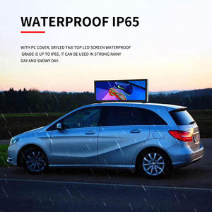 Nhà Máy Bán buôn ngoài trời HD LED hiển thị độ sáng 5000 P3 p2.5 taxi mái hai mặt quảng cáo - Product Image 6