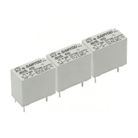 Relais de puissance miniature Sanyou SJ-S-105EMS SJ-S-112EMS SJ-S-124EMS 16A 250VAC 4 broches pour prise intelligente et appareils électroménagers