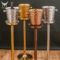 Personnalisé En Acier Inoxydable Marteau Seaux À Glace Seaux À Champagne Dans Le Mariage Refroidisseur Seau Boissons Baignoires Partie Bars Clubs Restaurants