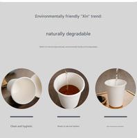 Vasos de Papel para Café Desechables, Biodegradables, Ecológicos, de Doble Pared, Mini, Bonitos y Sencillos, Personalizables OEM ODM, en Stock, para Bodas