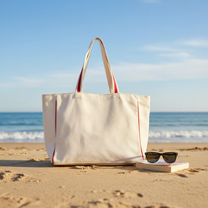 Sac fourre-<span class=keywords><strong>tout</strong></span> en toile personnalisé écologique, tendance et en promotion, pour filles, idéal pour les voyages en extérieur et <span class=keywords><strong>la</strong></span> plage - Product Image 3